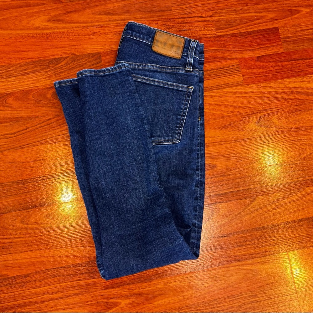 J. Crew Women's Straight Leg Jeans in Dark Indigo